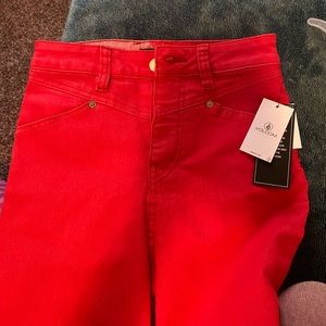 Volcom high waisted RED skinny jeans